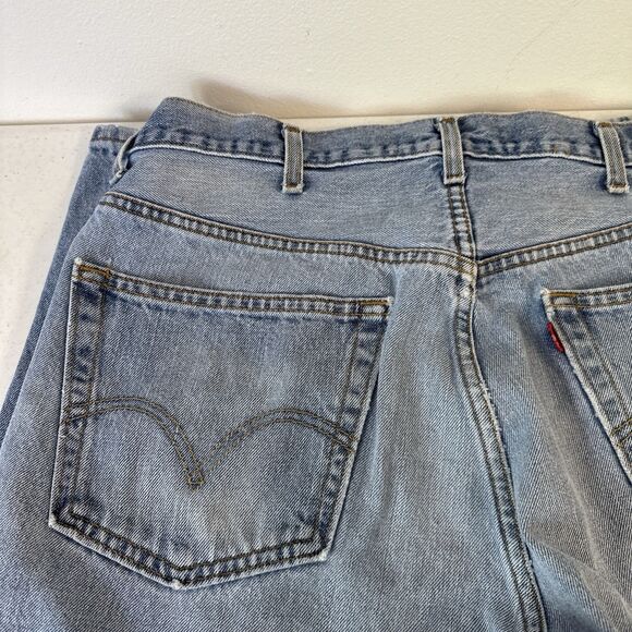 Levi's 505 Straight Fit Jeans Men's 38x30 Blue Light Wash - Picture 7 of 11